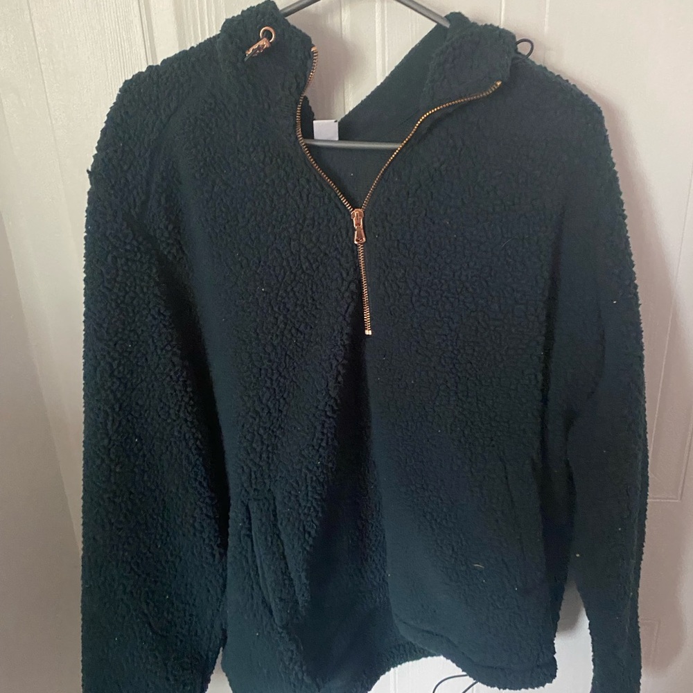 Forest Sherpa Quarter-Zip Pullover
